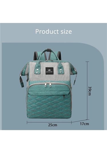 Jialan Anne Çantası Çok Fonksiyonlu Anne Ve Bebek Çantası Elmas Yeşil