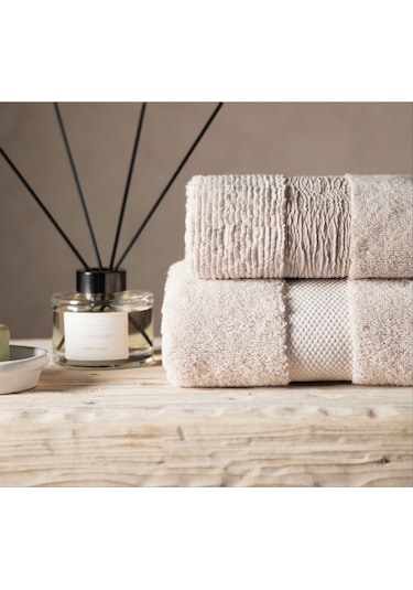 Mudo Home Classy El Havlusu Bej 30x50 Cm