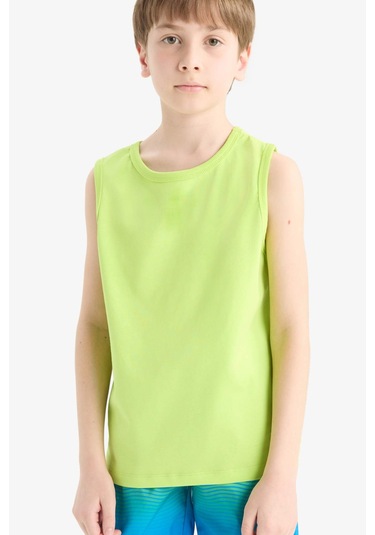 Defacto Erkek Çocuk Bisiklet Yaka Atlet F0693a825hsgn667 Yeşil