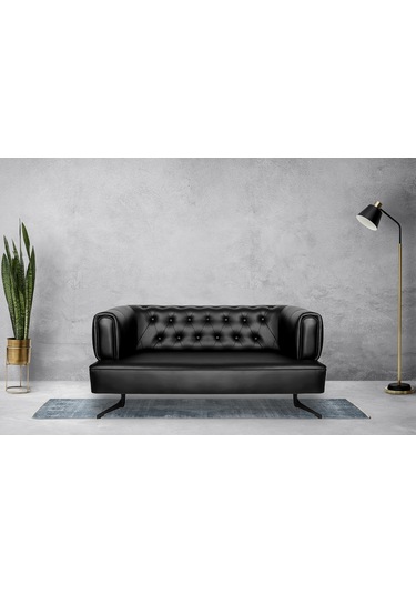 Ofiscombin Ofis Büro Koltuk Kanepe Oturma Takımları Martin Siyah Valeria2siyah