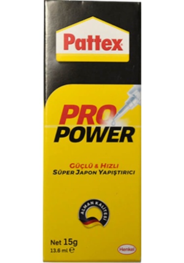 Pattex 1723117 Süper Japon Yapıştırıcı Pro Power 15 Gr. 10 Adet