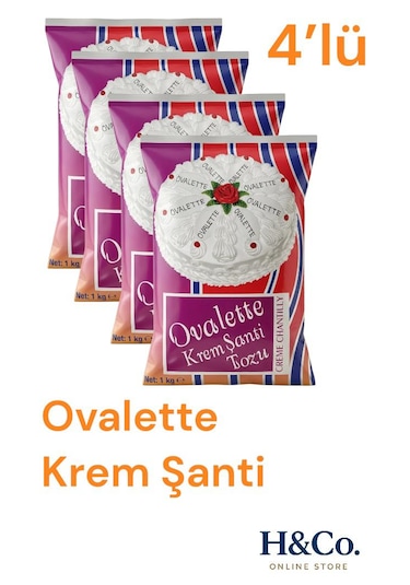Ovalette Avantaj Paket 4lü Toz Krem Şanti - Şanti