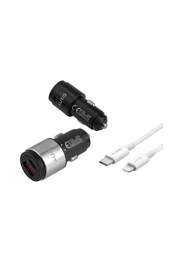 Auris 45w Pd İphone Kablolu Usb C Araç Çakmaklık Oto Şarj Cihazı