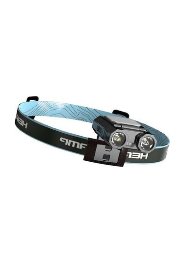 Pazly Şarj Edilebilir Led Kafa Lambası: Akıllı Sensör, 5 Modlu Aydınlatma, Kırmızı-mavi Uyarı Işığı, Su Geçirmez Siyah Siyah