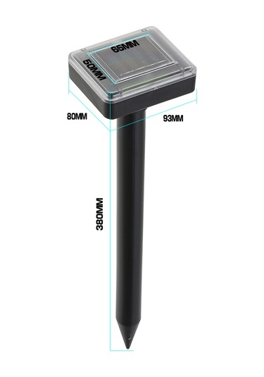 Singree Güneş Enerjili 2'li Ses Dalgalı Bahçe Ve Tarla Fare Kovucu Seti - 400m² Koruma