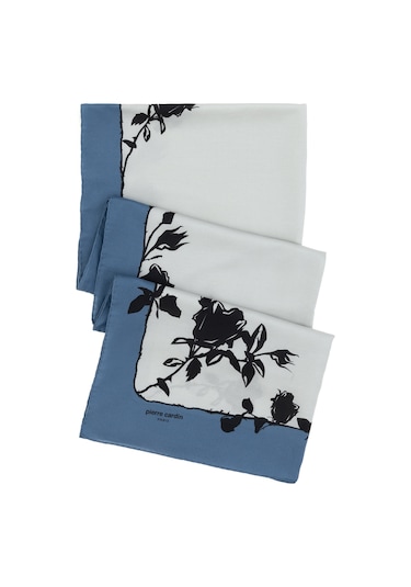 Pierre Cardin Kadın Mavi Eşarp 50307820-vr249 Mavi