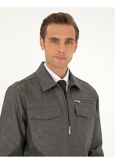 Pierre Cardin Erkek Antrasit Deri Mont-kaban 50300561-070 Antrasit Pierre Cardin Erkek Antrasit Deri Mont-kaban 50300561-070 Antrasit