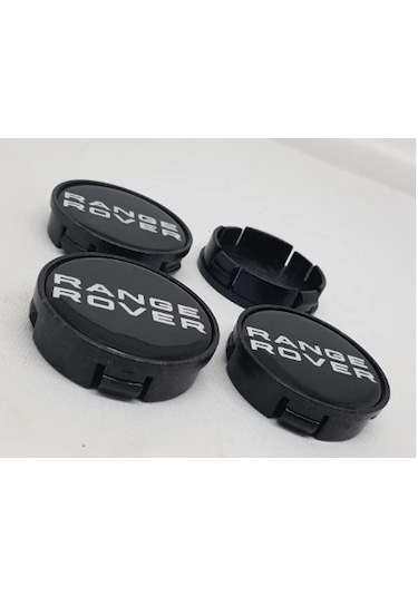 Jant Göbeği Range Rover 65/60 60Mm Yuva 4Lü Set Siyah Plasto