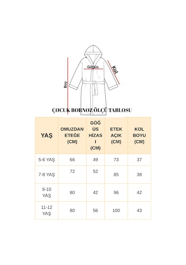 Kapşonlu Hayvan Desenli Çocuk Banyo Deniz Plaj Bornozu %100 Pamuklu Bej