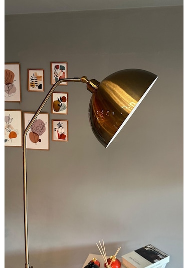 Dimmerli Işığı Ayarlanabilen Işığı Artırılıp Azaltılabilen Eskitme Hareketli Başlık Metal Lambader Eskitme