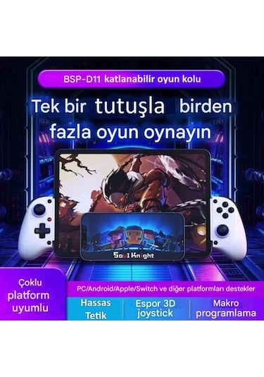 Bsp-d11 Ios/android Tablet Ve Telefon Uyumlu Telefon Tutucu Joystick Gamepad