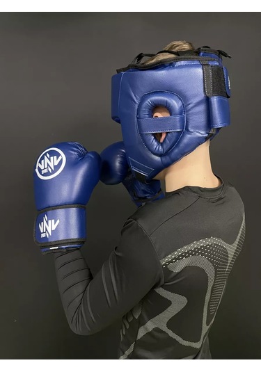 Vnv Sport Açık Boks Başlığı Çocuklar Ve Yetişkinler İçin 151236843 Mavi
