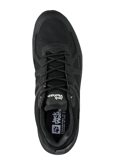 Jack Wolfskin Woodland 2 Texapore Low Erkek Outdoor Ayakkabısı Siyah Siyah