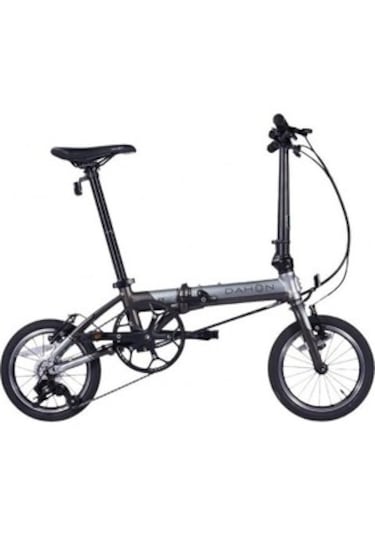 Dahon K3 Katlanır Bisiklet 14 Jant 3 Vites Ultra Hafif Şehir Bisikleti Gri