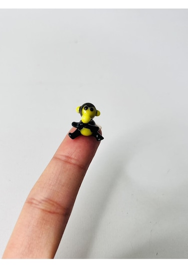 El Yapımı Mini Murano Cam Maymun Biblo A150-08