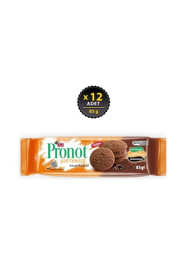 Eti Pronot Glutensiz Kakaolu Kurabiye 12 x 85 G