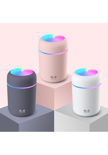 Usb Hava Nemlendirici Buhar Makinası Pembe