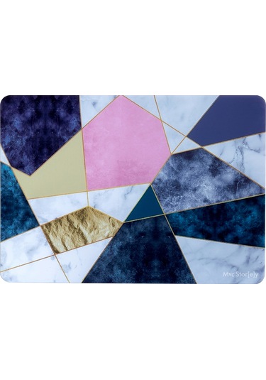 Macbook Uyumlu Air M1 Kılıf 13 İnç Maarble14nl Touchıd'li M1 Air A2337 A2179 A1932 İle Uyumlu Karışık