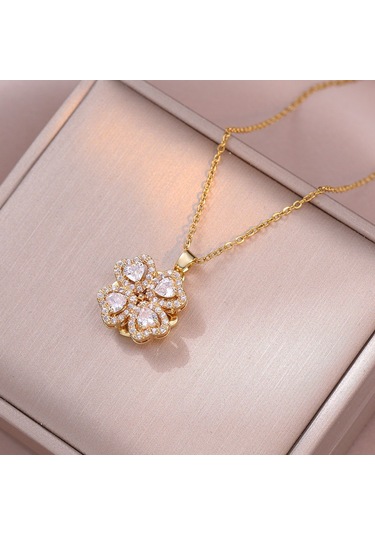 Bayan Kolye: Moda Estetiği Titanyum Çelik Kolye No.114 Çok REnkli