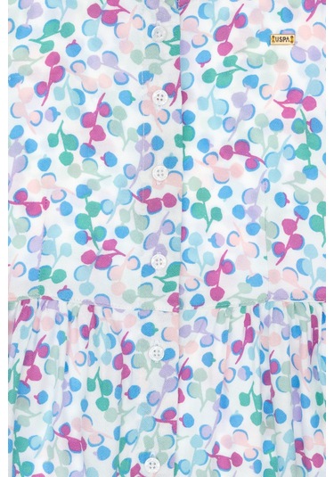 U.s. Polo Assn. Kız Çocuk Ekru Elbise Dokuma 50299339-vr019 Ecru Ekru