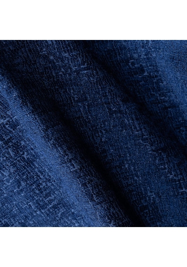 Jakarlı Şönil Koltuk Örtüsü Kanepe Örtüsü Koltuk Şalı 110x175 2 Ad. Kaymaz Lacivert Lacivert