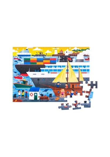 +4 Yaş Liman 80 Parça Puzzle (Eolo)