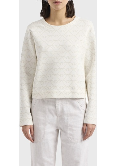 Emporio Armani Kadın Sweat 3d2m6h 1jhsz F126 Beyaz