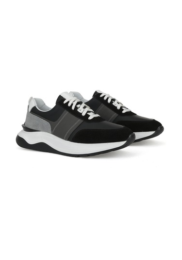 Ziya, Erkek Hakiki Deri Sneaker 153983z1425 Siyah 153983z1425 000 Siyah