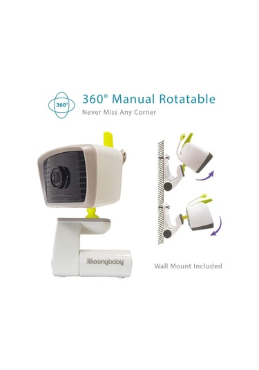 Moonybaby Split 50 Düşük Emf Kablosuz Bebek Monitörü - 2 Kamera
