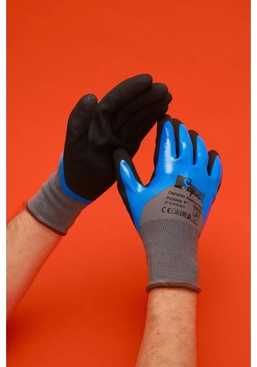 Sapset Kelt Yağ Ve Benzin Dayanıklı Kauçuk İş Eldiveni 169323158