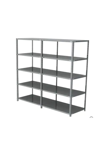 Mekoraf Mekoraf 31 X 93 2.5 Metre Imalattan 5 Katlı Duble Çelik Raf