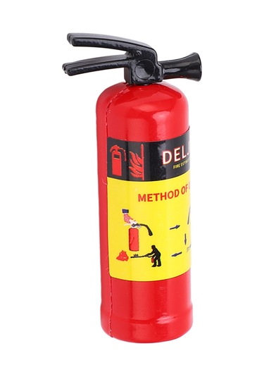 Geekyou Kırmızı Simülasyonlu Rc Araba Aksesuarı - Hafif Plastik Çelik Yangın Söndürücü Figürü Axıal Scx10 Trx4 Wpl Mn Serileri İçin