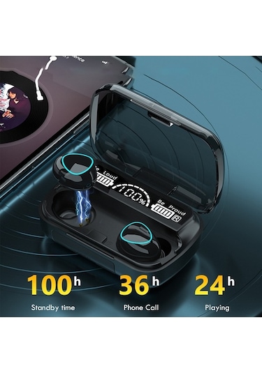Flybuy M10 Tws Bluetooth 5.1 Kablosuz Spor Kulaklık, Akıllı Çevre Modu