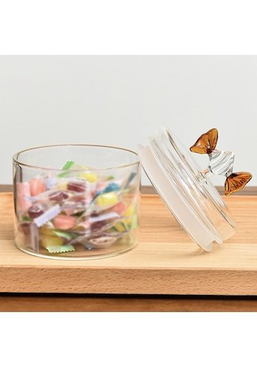 Homyl Cam Depolama Kahve Çekirdekleri Şeker Temizlemek