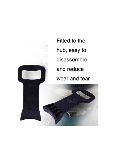 Sones 2 Adet Düz Lastik Emek Tasarrufu Sağlayan Boncuk Çubuk Siyah