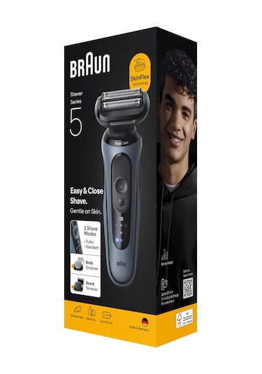 Braun Series 5 Elektrikli Tıraş Makinesi, Islak Ve Kuru, Hassas Düzeltici, Vücut, 52-a1650s 1 Saat