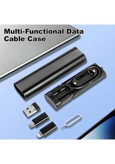 Willowhaven Beyaz 5'li Şarj Kiti Hızlı Şarj Kablosu Telefon Standı Sım Aleti