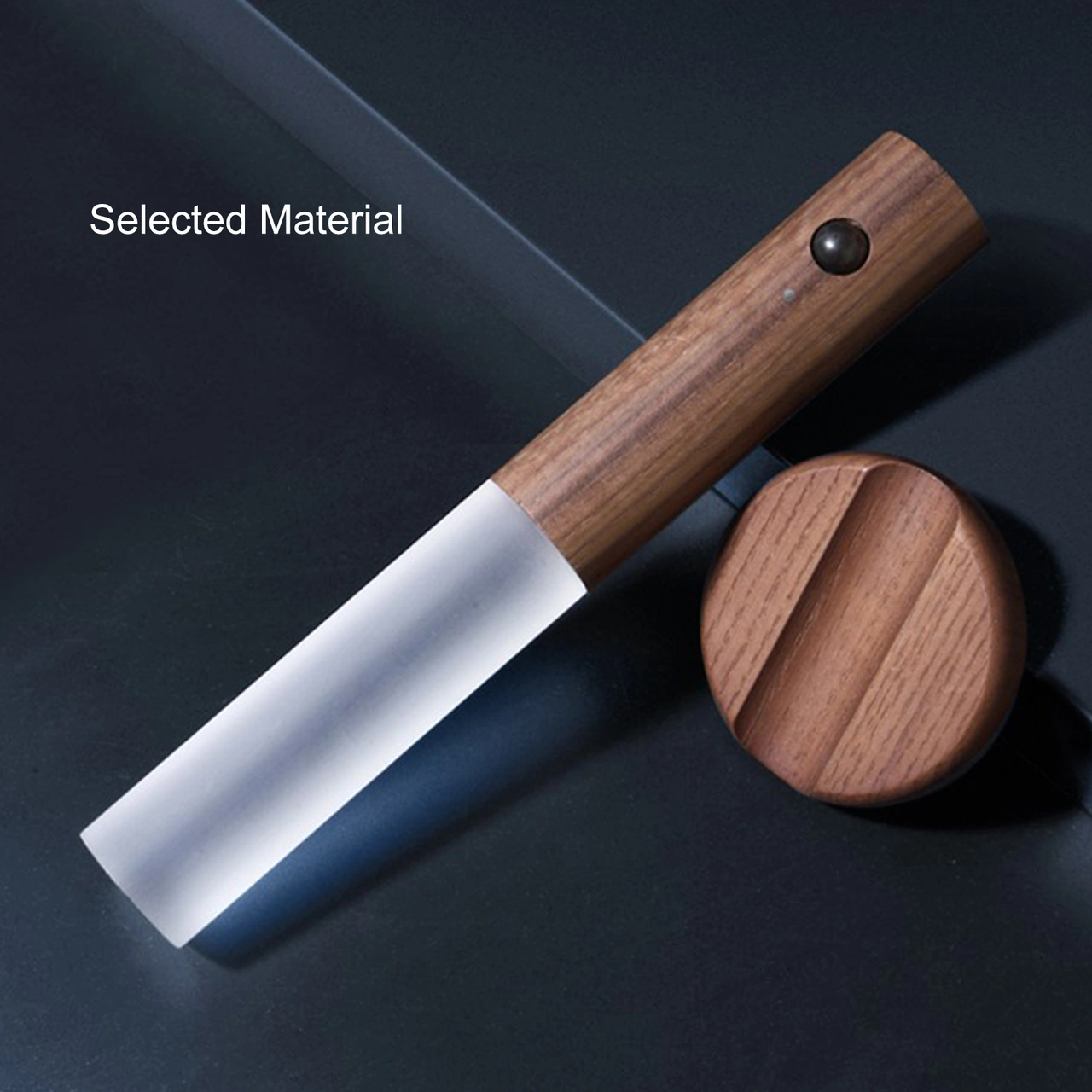 Moveevo Akıllı Vücut Algılama Gece Lambası, 4m Algılama Mesafesi, 15s Gecikmeli, 2700-3000k Sıcak Beyaz Işık, Ceviz Ağacı, Manyetik Tutma, Ev/merdiven Kullanıma Uygun Diğer