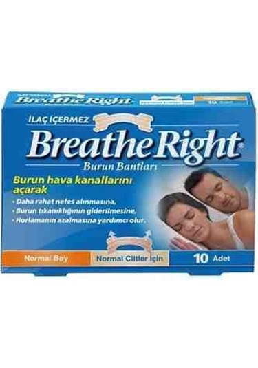 Breathe Right Burun Bandı 10'lu Normal Boy