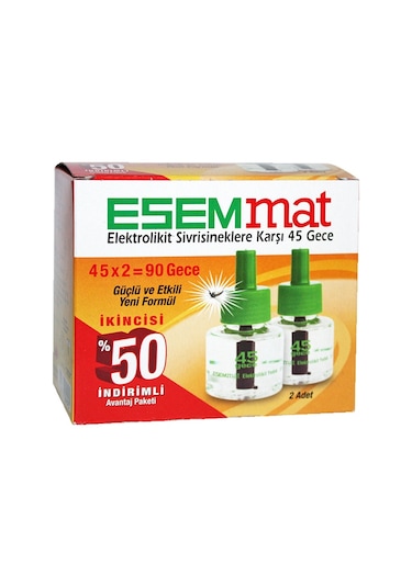 Esemmat Elektrolikit Yedek 45 Gece 2'li