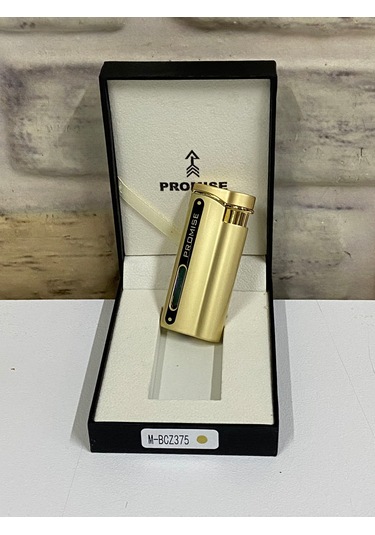 Promise Marka Sarı Gold Renk Gaz Göstergeli Gazlı Kişiye Özel Çak