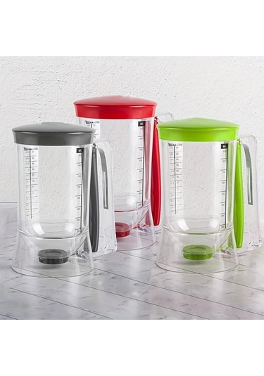 Elmpaly Transparent Kırmızı Katlanır Pankek Waffle Makinesi Fırça li