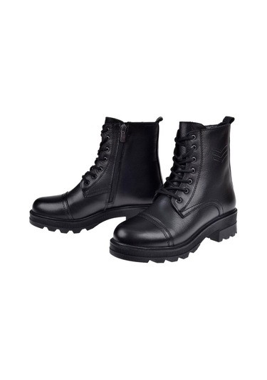 Pullman Hakiki Deri Postal Kadın Bot Voy-8892 Siyah-siyah Siyah Pullman Hakiki Deri Postal Kadın Bot Voy-8892 Siyah-siyah Siyah