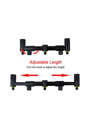 Qingmipy Alüminyum Alloy Okyanus Olta Direği Tutucu, Uzunluk 15.5-23cm Ayarlanabilir/30cm Sabit, Yükseklik 30-50cm, 219-251g Ağırlık