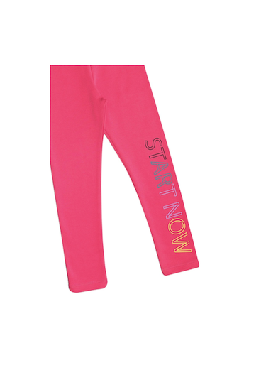 Lovetti Nar Çiçeği Kız Çocuk Start Now Baskılı Şardonlu Tayt 9363n003 Narçiçeği