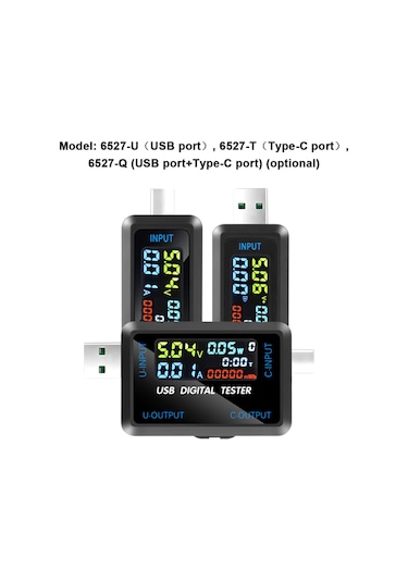 Lemestar "çok Fonksiyonlu Usb Voltaj Akım Ölçer - Pil Kapasite Ve Şarj Takip Cihazı"