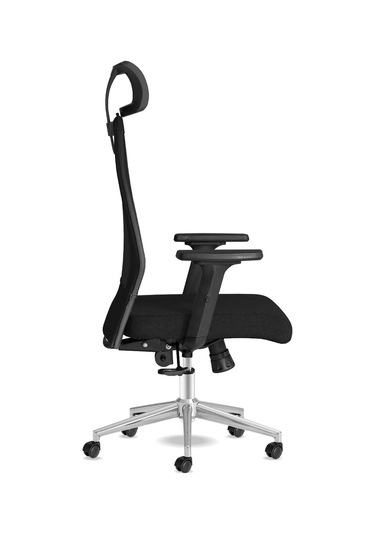 Kolto Başlıklı Siyah Çalışma Koltuğu