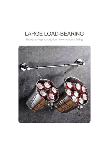 Tongxida Bosphorusboutique Paslanmaz Monteli 23 İnç Leezsing Banyo Havlusu Askılırafı, Çelik Barı/ Diğer