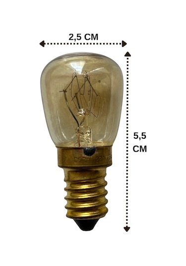 12 Adet Ledvance 25w Sarı Işık E14 Duylu İnce Duy Fırın Ampulü