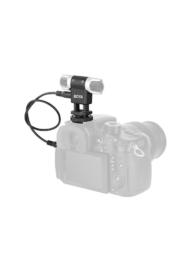 Boya By Mm3 Çift Kafa Mini Stereo Mikrofon